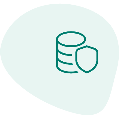 Icono de seguridad con fondo verde